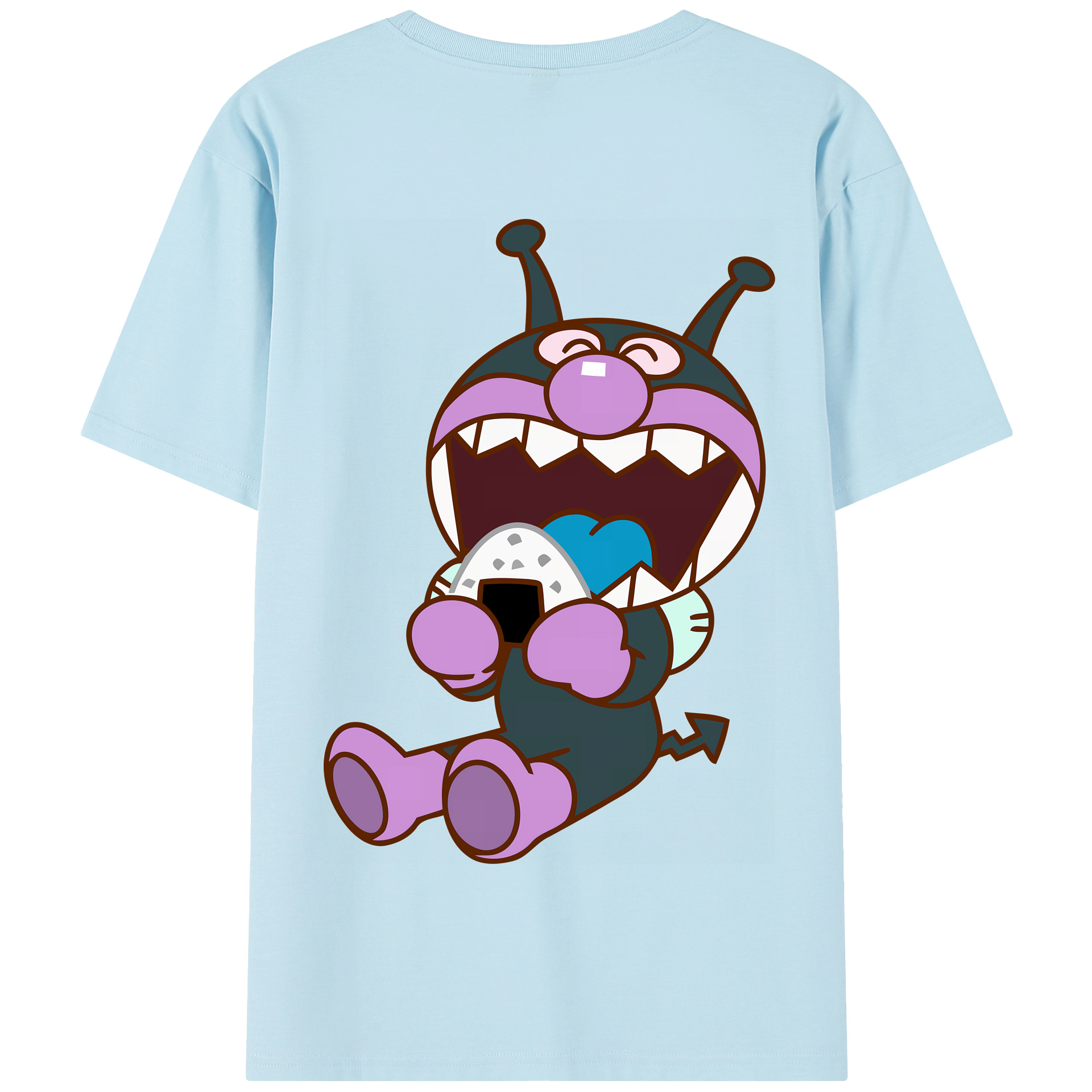 （画像用） アンパンマン Anpanman 綿100％半袖Tシャツ（背面プリント）